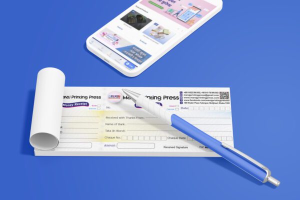 মানি রশিদ বই Money Receipt Book Printing Custom Design - Image 3